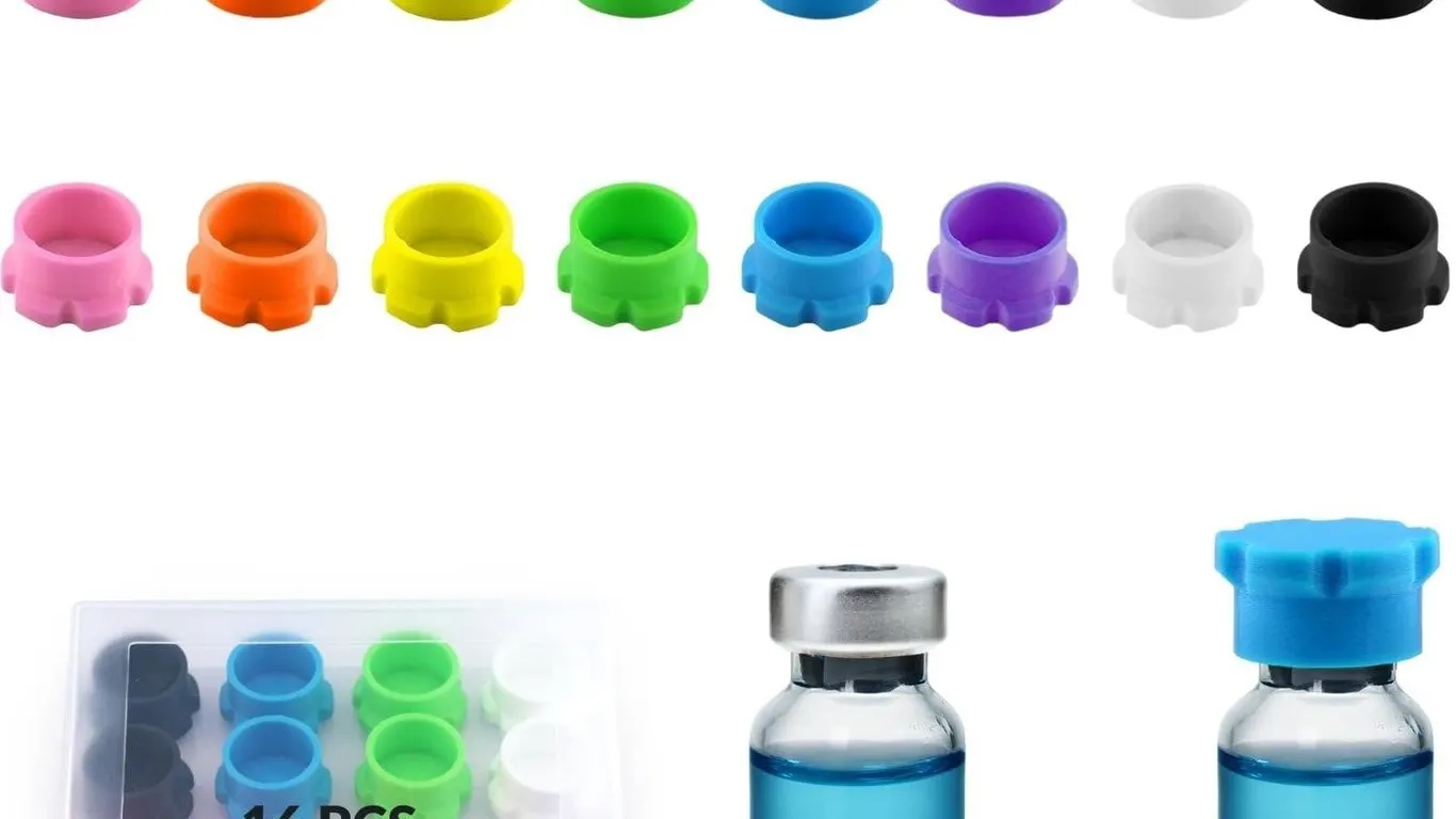 Goqeut Silicone Protective Caps For Glass Vials