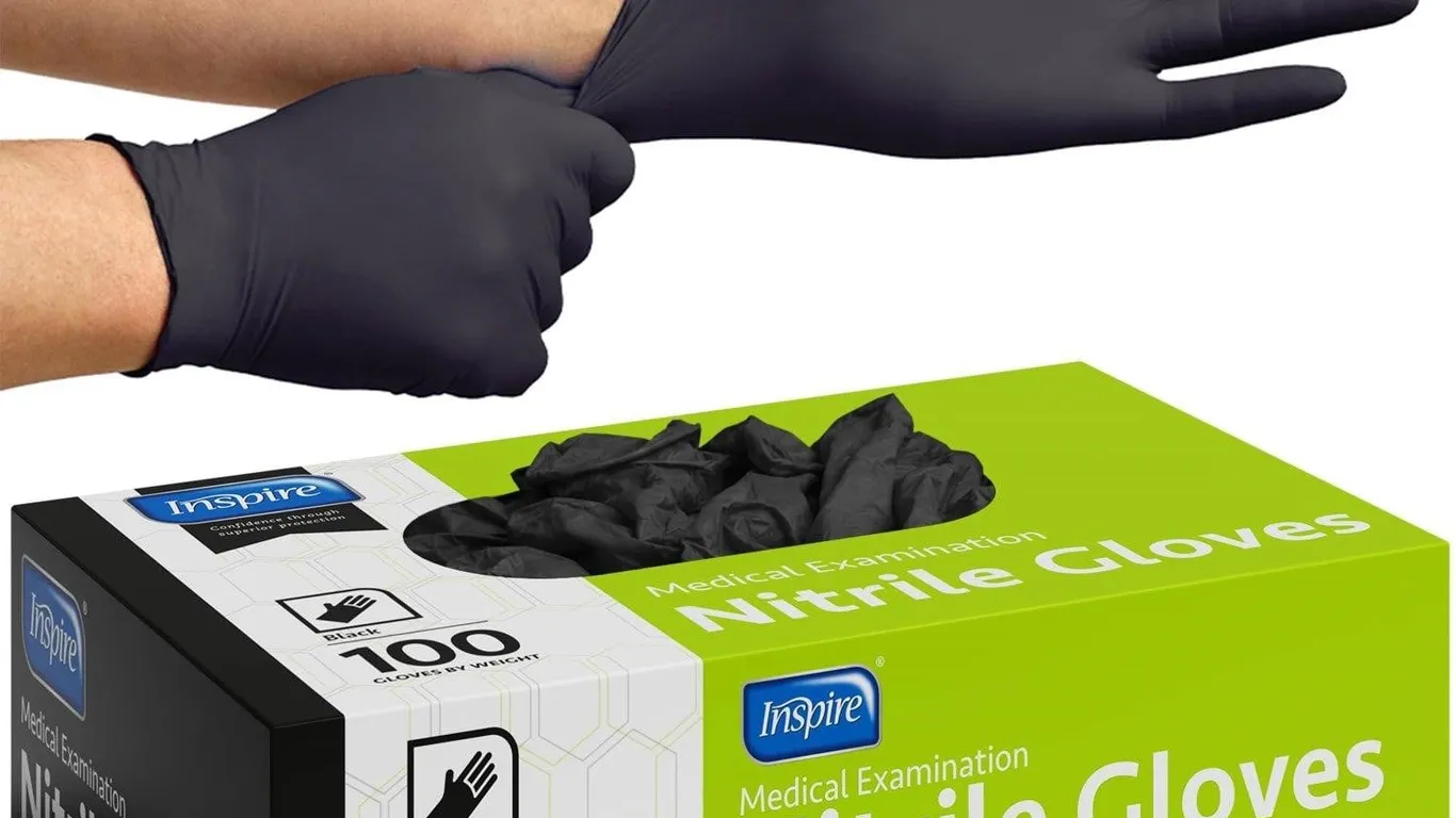 Inspire Nitrile Disposable Gloves Small 100ct