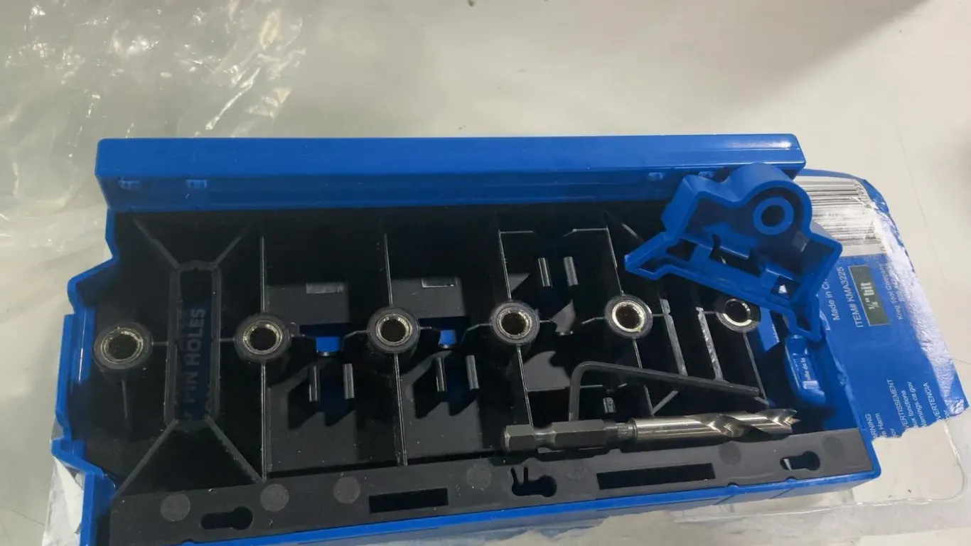 Kreg KMA3225 Shelf Pin Jig with Drill Bit