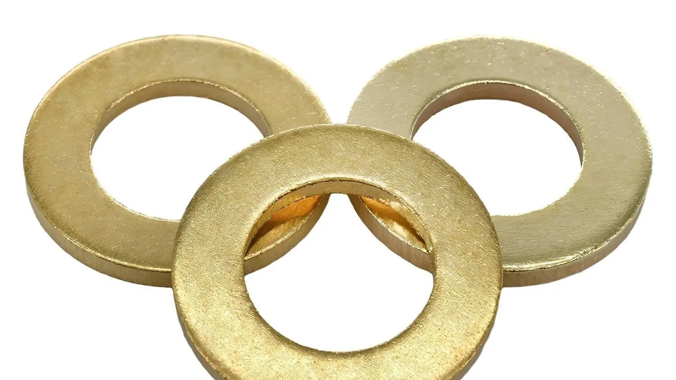 Nacx M6 Brass Flat Washers 6mm x 12mm 150ct