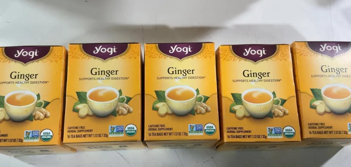 Yogi Ginger Herbal Tea 16ct 5pk