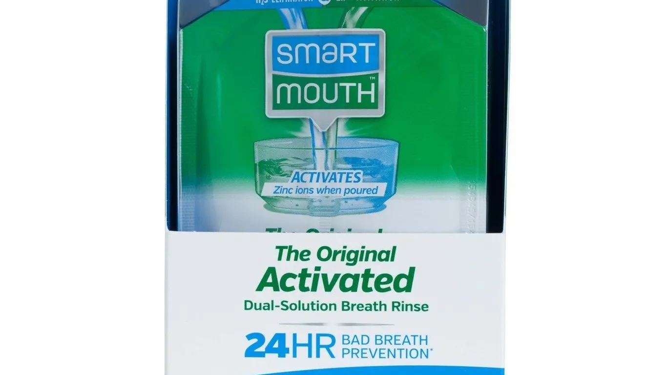 SmartMouth Zinc Activated Mouthwash 4oz 3pk