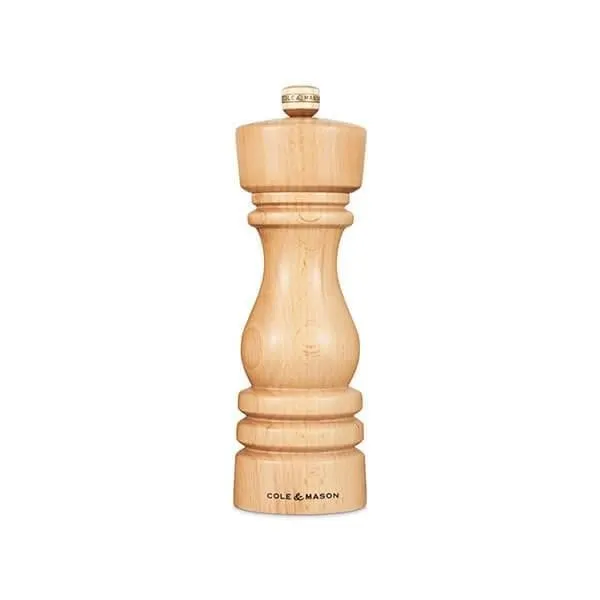 Cole Mason H233007 Beech Wood Pepper Mill 180mm