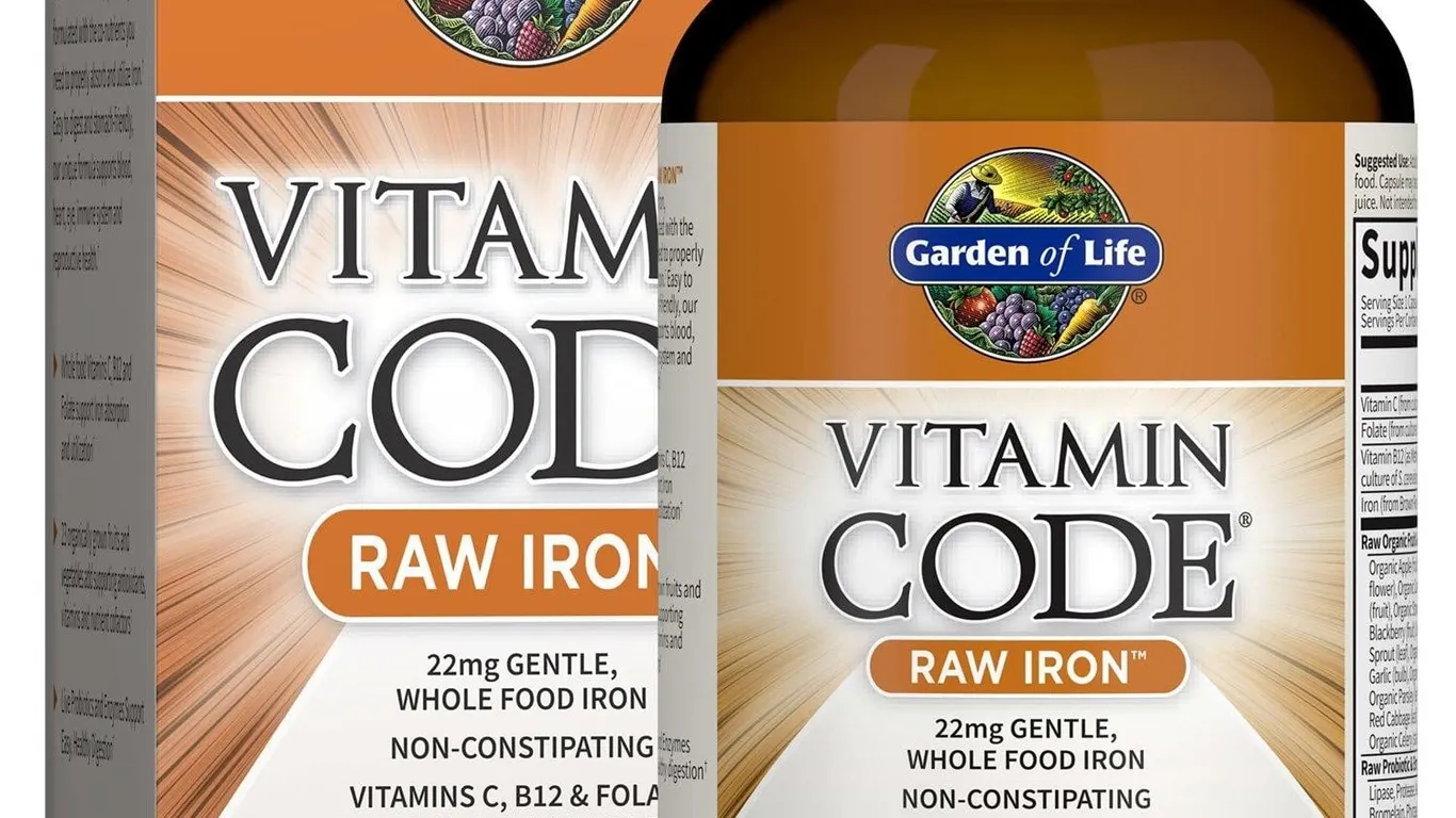 Garden of Life Vitamin Code Raw Iron 30ct