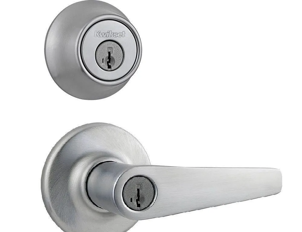Kwikset Delta SmartKey Deadbolt Satin Chrome