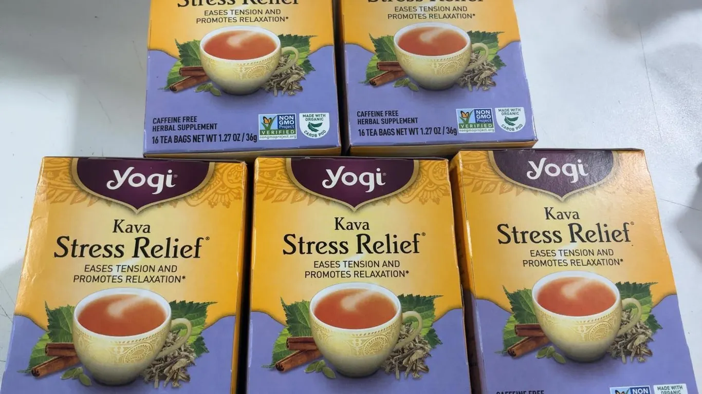 Yogi Kava Stress Relief Herbal Tea 16ct