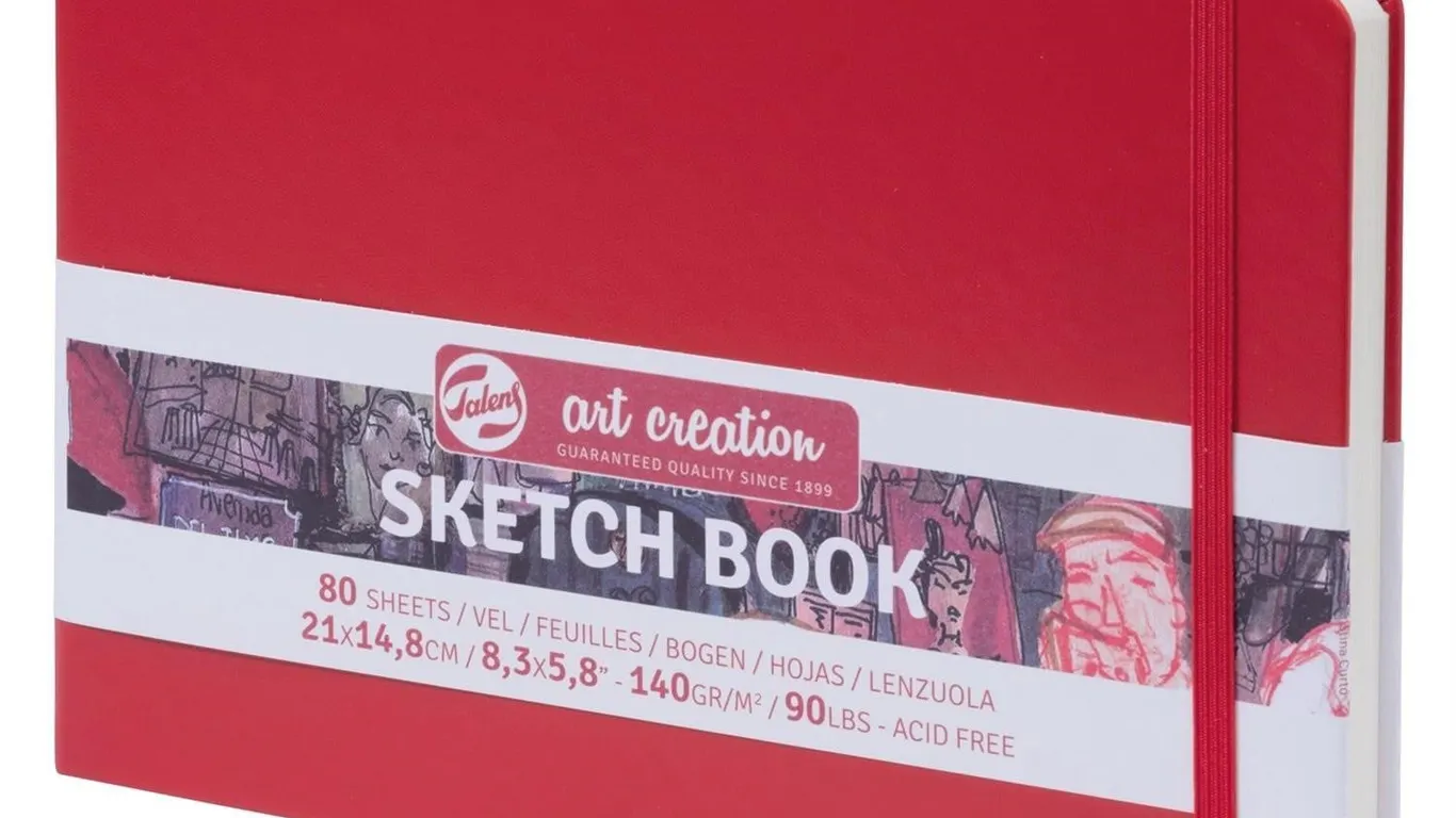 Talens Art Creation Sketchbook Red 8.3x5.8 in