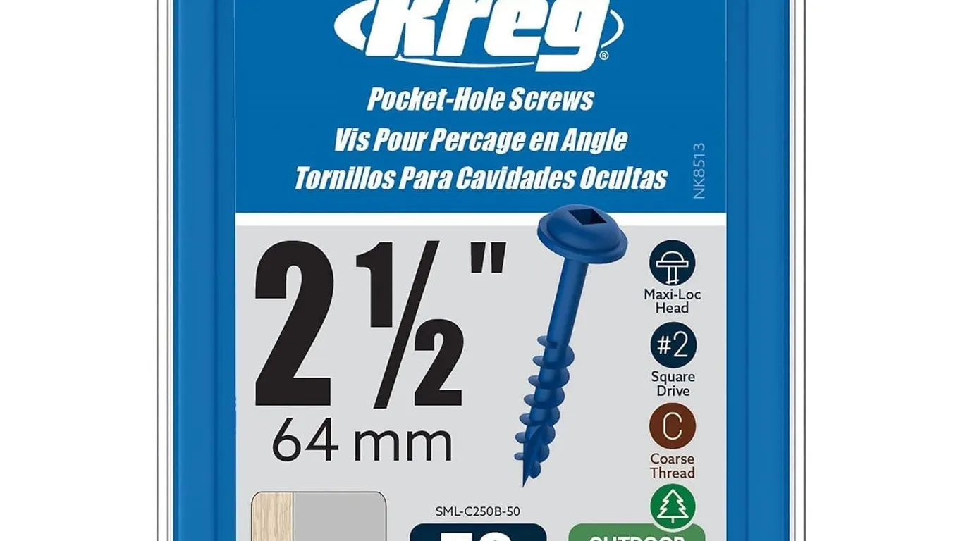 Kreg SML-C250B-50 Wood Screws 2-12 Inch 50ct