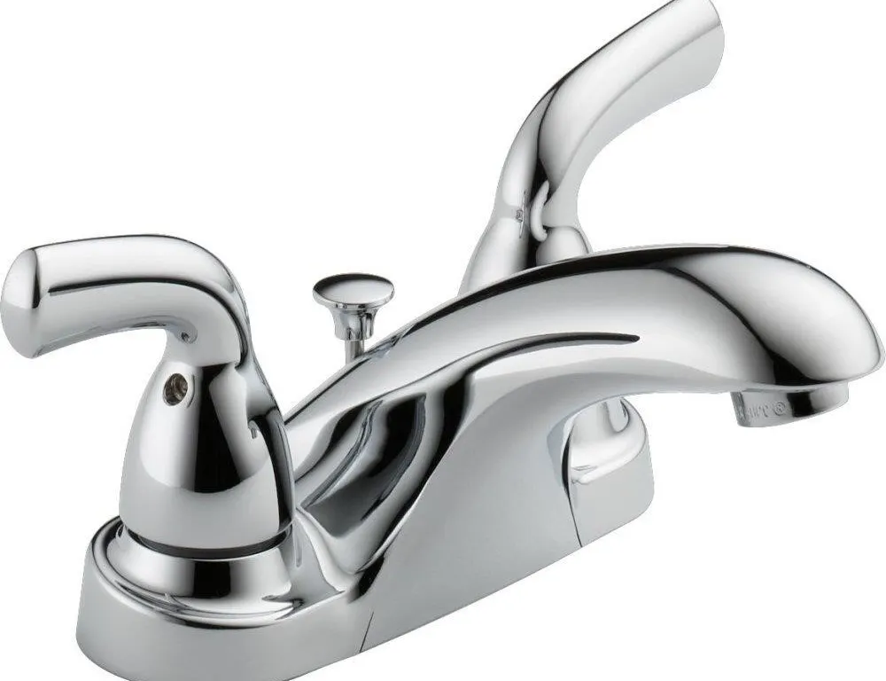 Delta B2510LF-PPU Centerset Bathroom Faucet 4 Inch