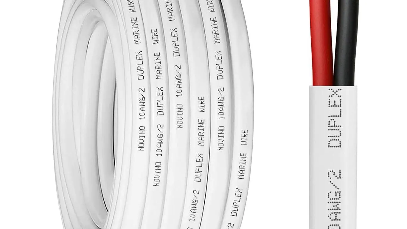 Novino 10 Gauge Marine Duplex Wire 30ft