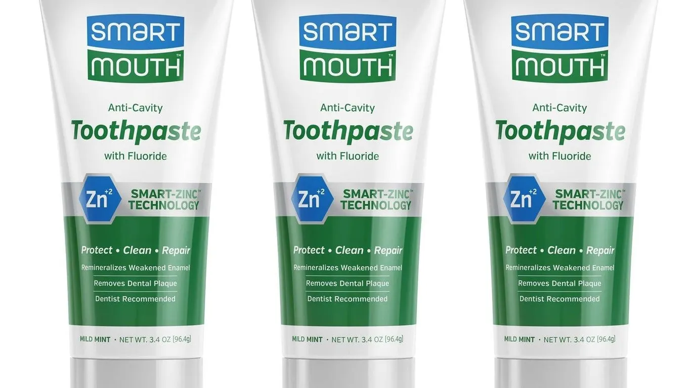 SmartMouth Anti-Cavity Toothpaste 3.4oz 3pk