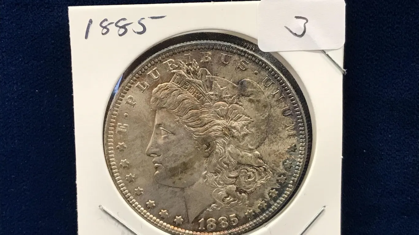 1885 USA Morgan Silver Dollar