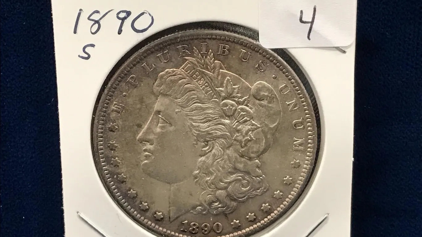 1890 S USA Morgan Silver Dollar