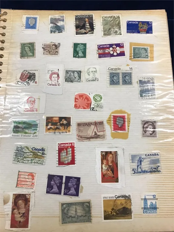 Album 22 pages of Postage Stamps