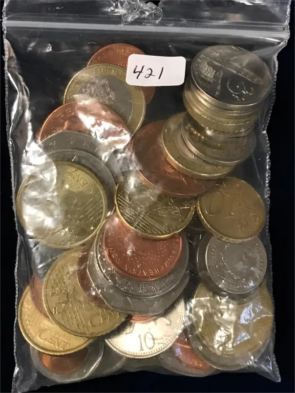 50 Foreign Coins Assorted