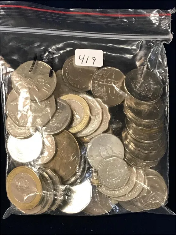 50 Foreign Coins Assorted
