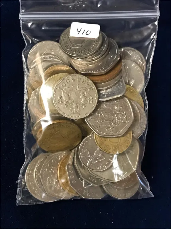 50 Foreign Coins Assorted