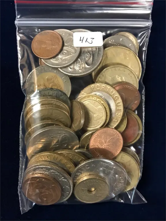 50 Foreign Coins Assorted
