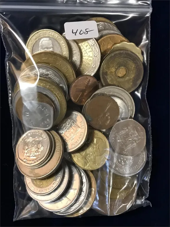50 Foreign Coins Assorted