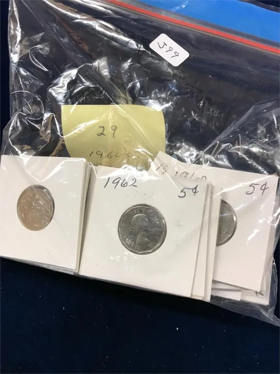 29 1960's Canadian Nickels