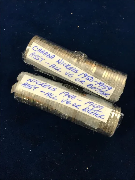 2 Rolls of Canadian Nickels