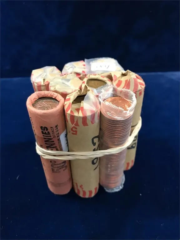 9 Rolls of Canadian Pennies