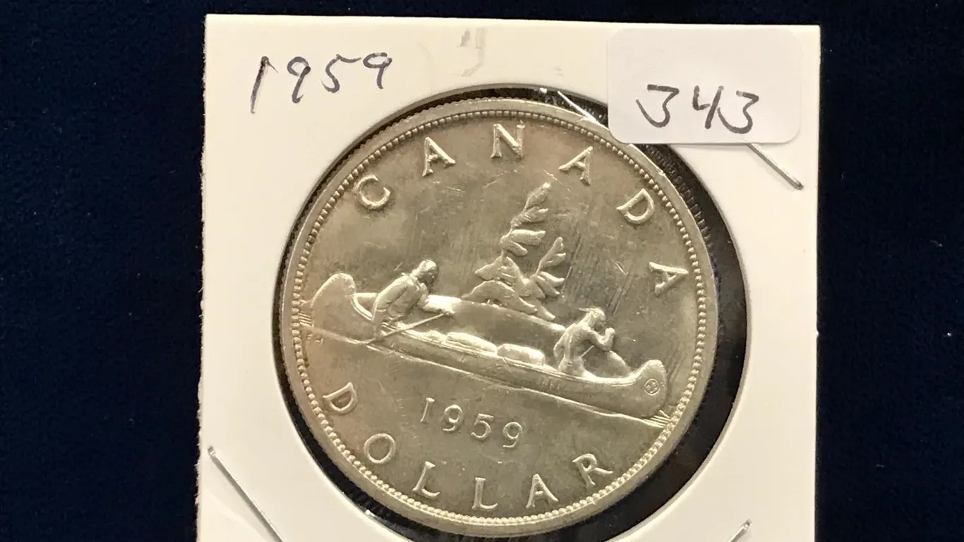 1959 Canadian Silver Dollar