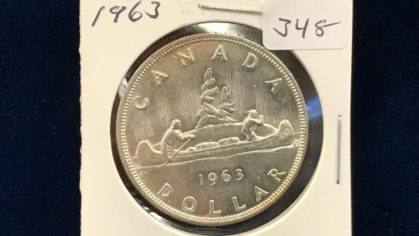 1963 Canadian Silver Dollar