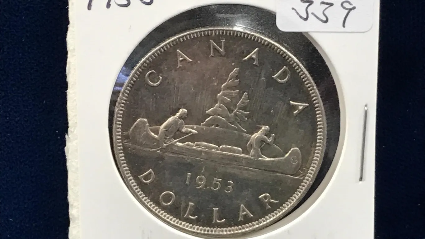1953 Canadian Silver Dollar