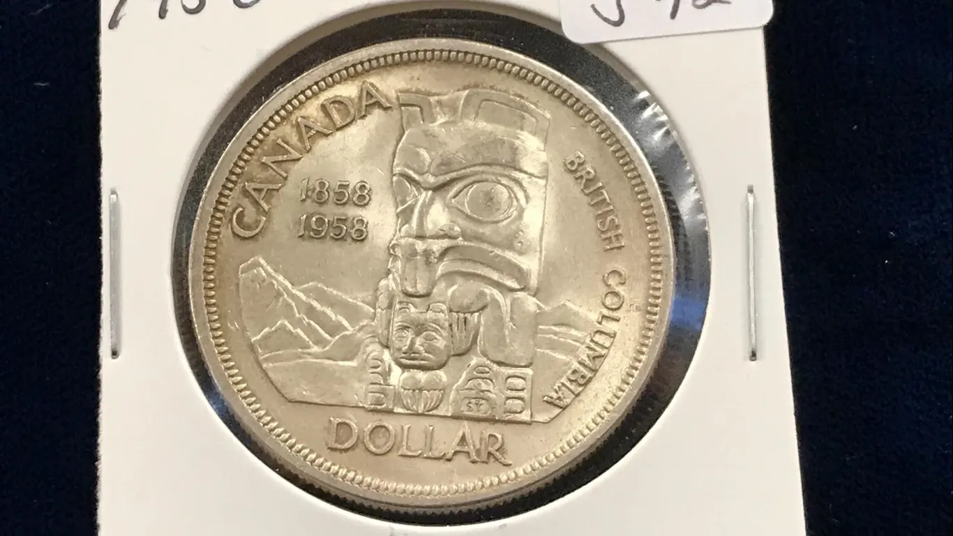 1958 Canadian Silver Dollar