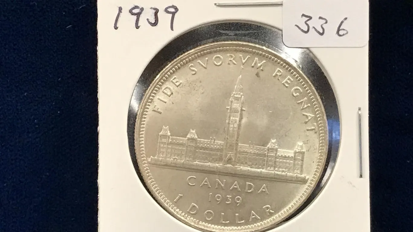 1939 Canadian Silver Dollar