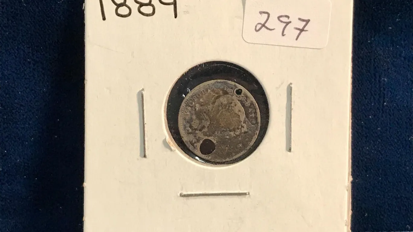 1889 Canadian Silver 5 Cent Piece