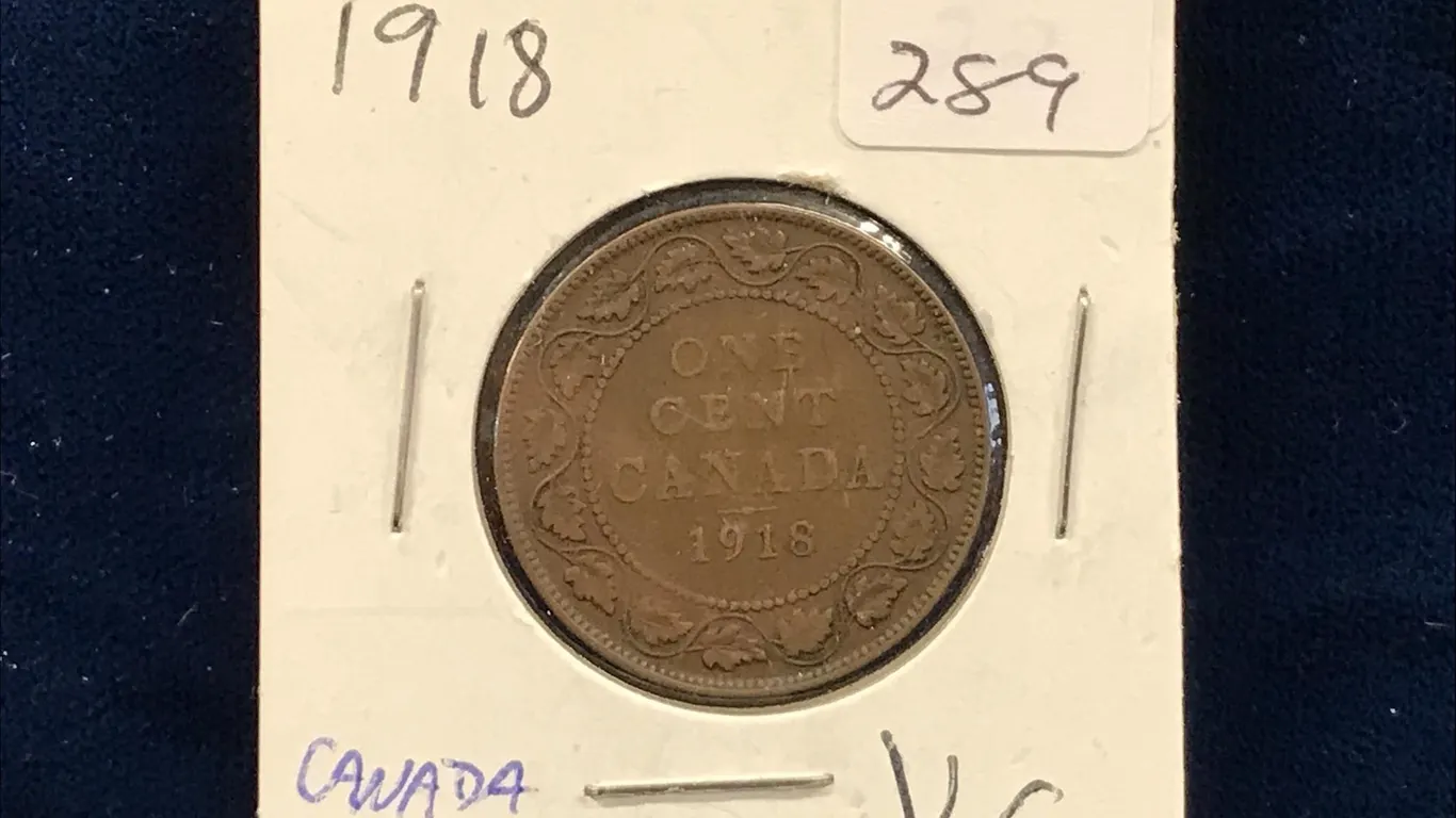 1918 Canadian Large Penny