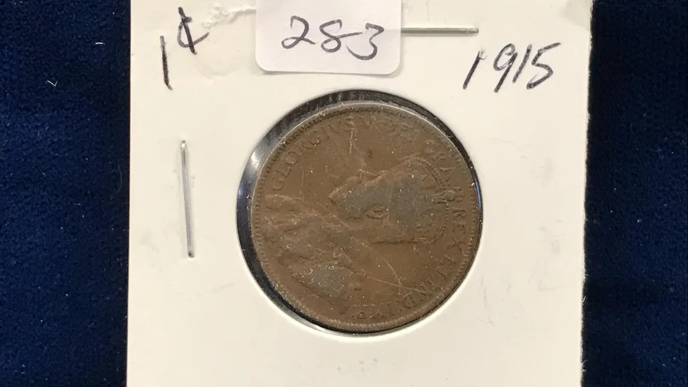 1915 Canadian Large Penny