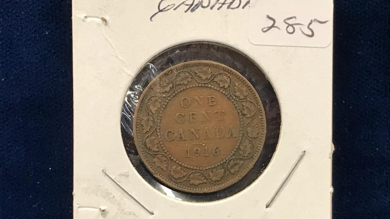 1916 Canadian Large Penny