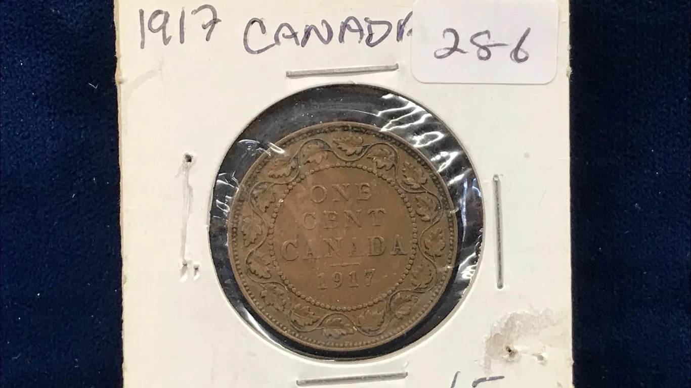 1917 Canadian Large Penny