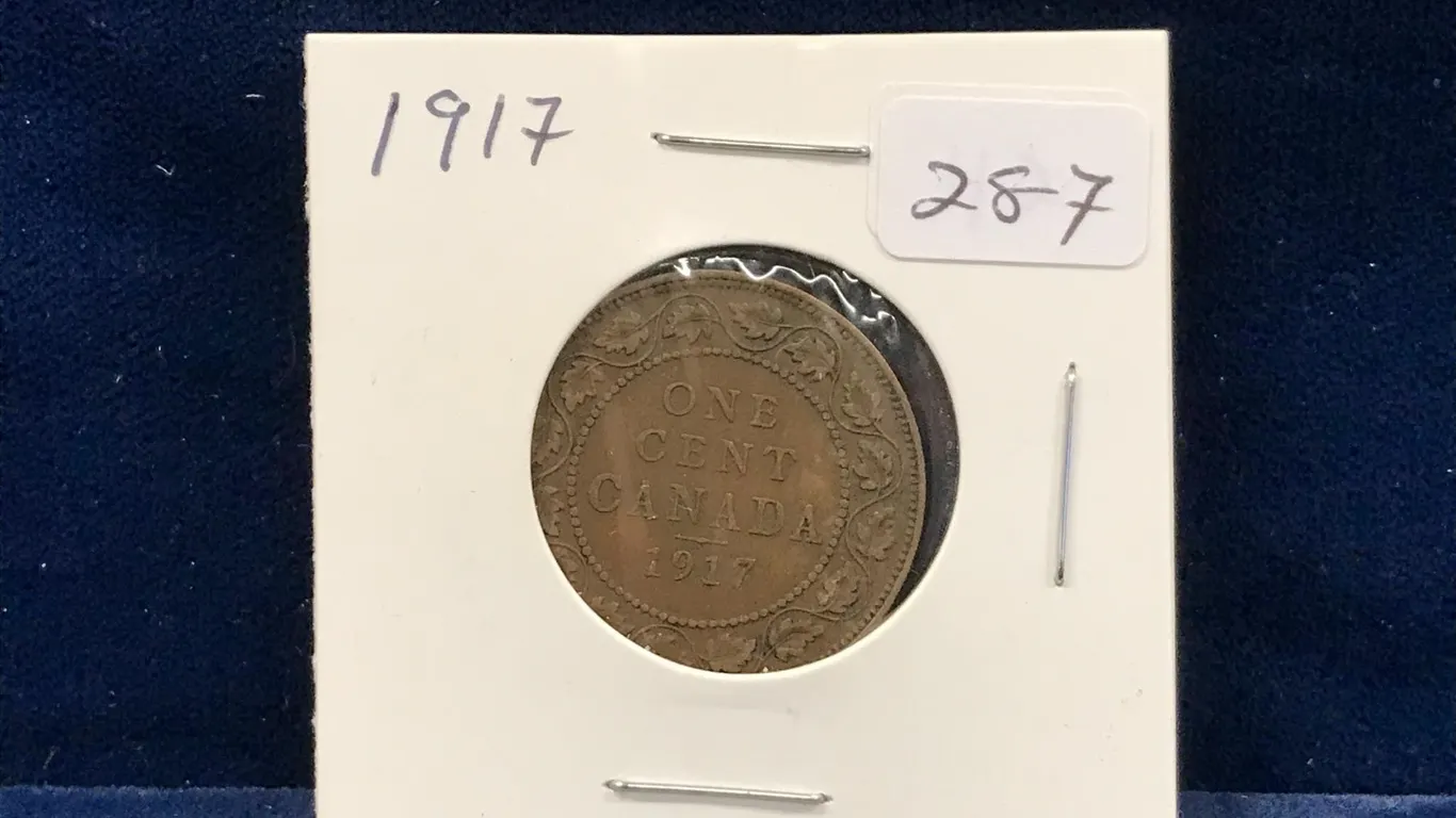 1917 Canadian Large Penny