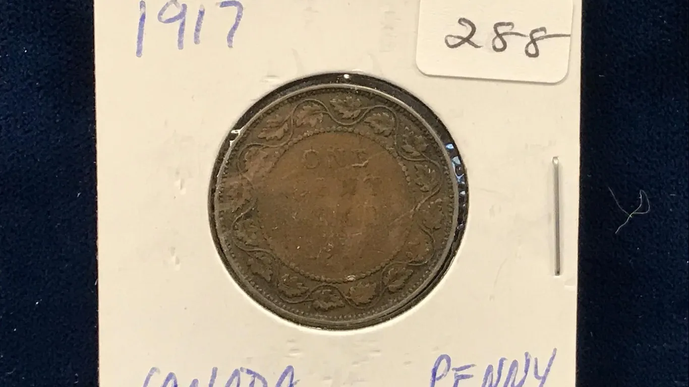 1917 Canadian Large Penny