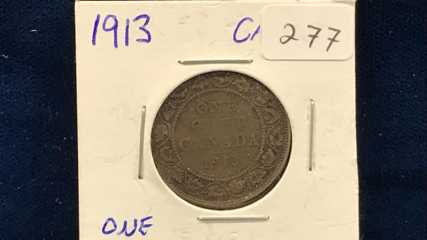 1913 Canadian Large Penny