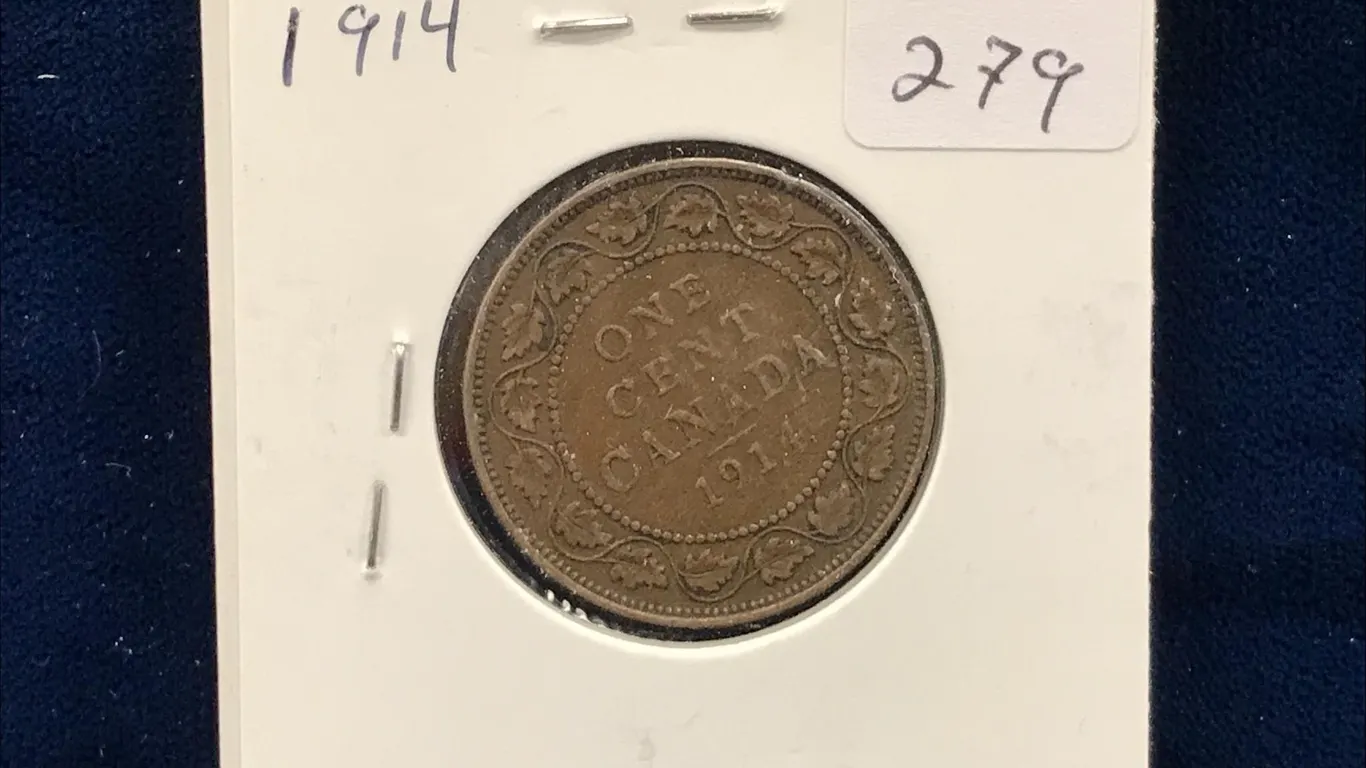 1914 Canadian Large Penny