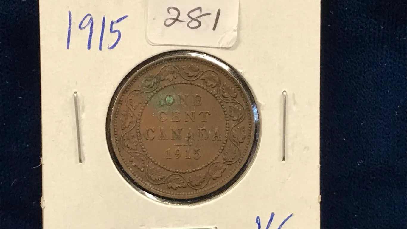 1915 Canadian Large Penny