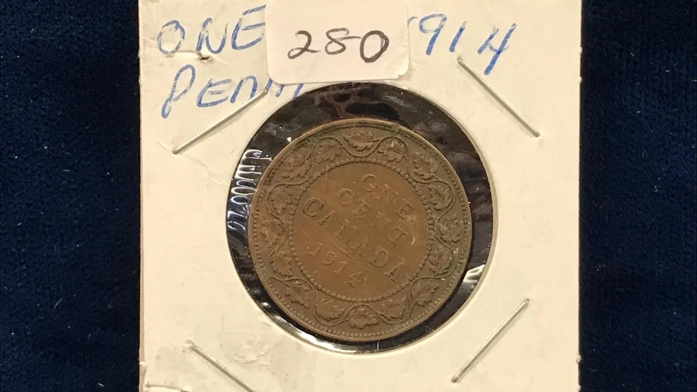 1914 Canadian Large Penny