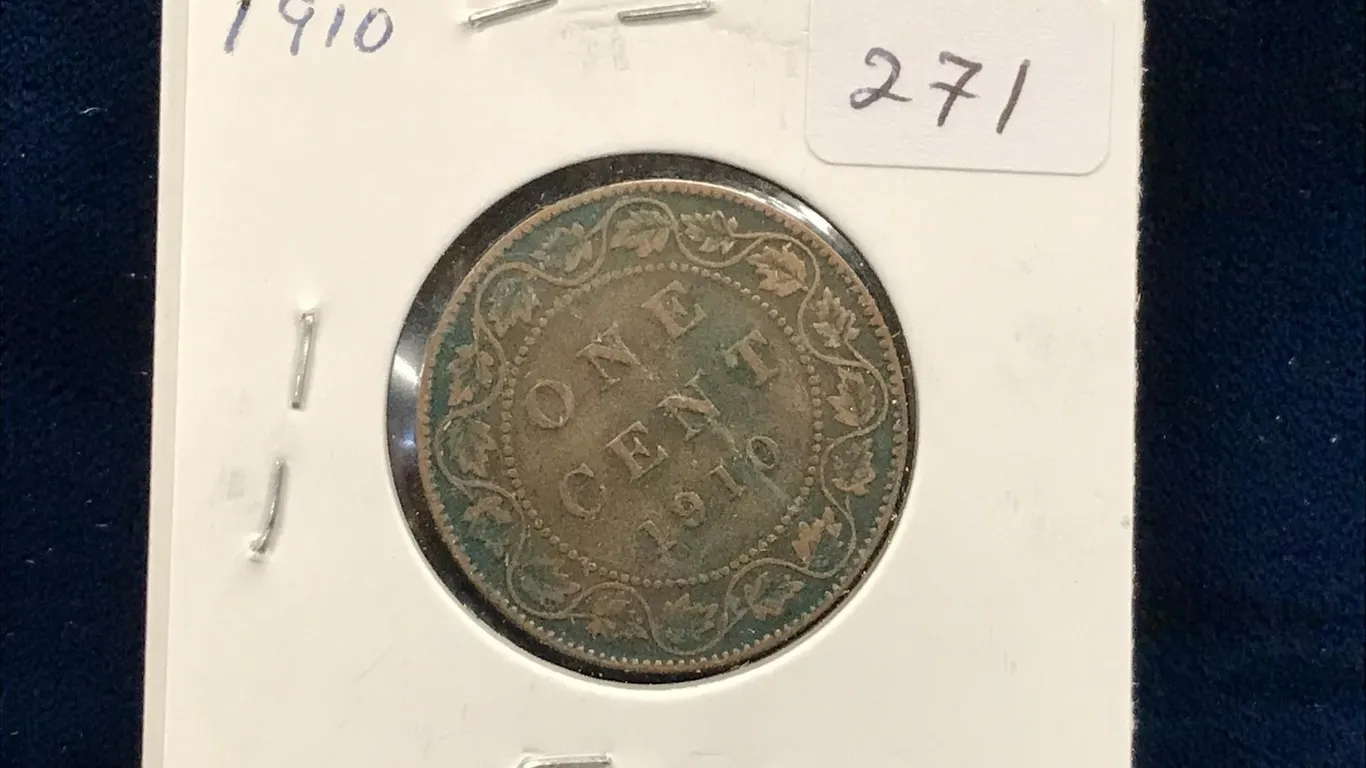 1910 Canadian Large Penny