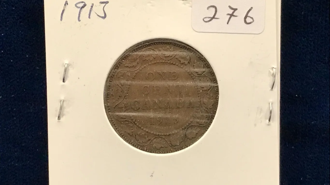 1913 Canadian Large Penny
