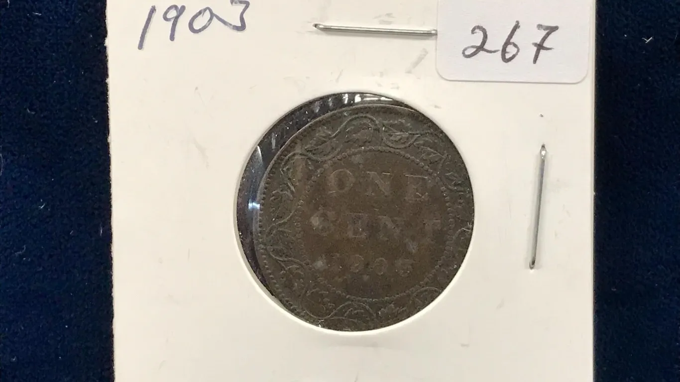 1903 Canadian Large Penny
