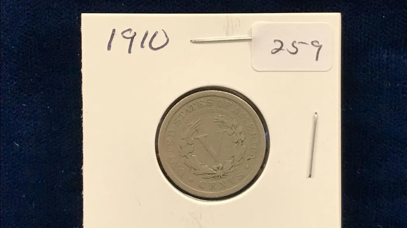 1910 USA Nickel