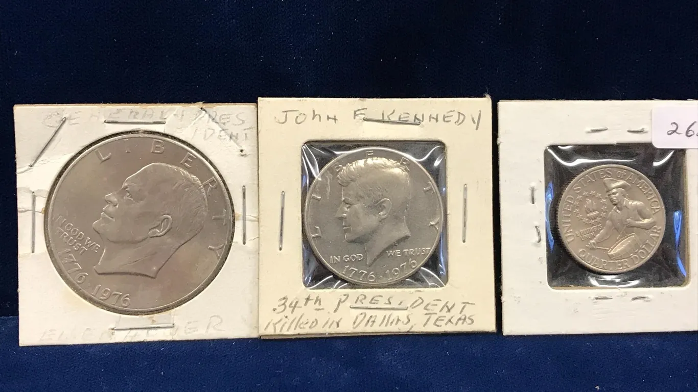 1976 USA Dollar, Half Dollar & Quarter
