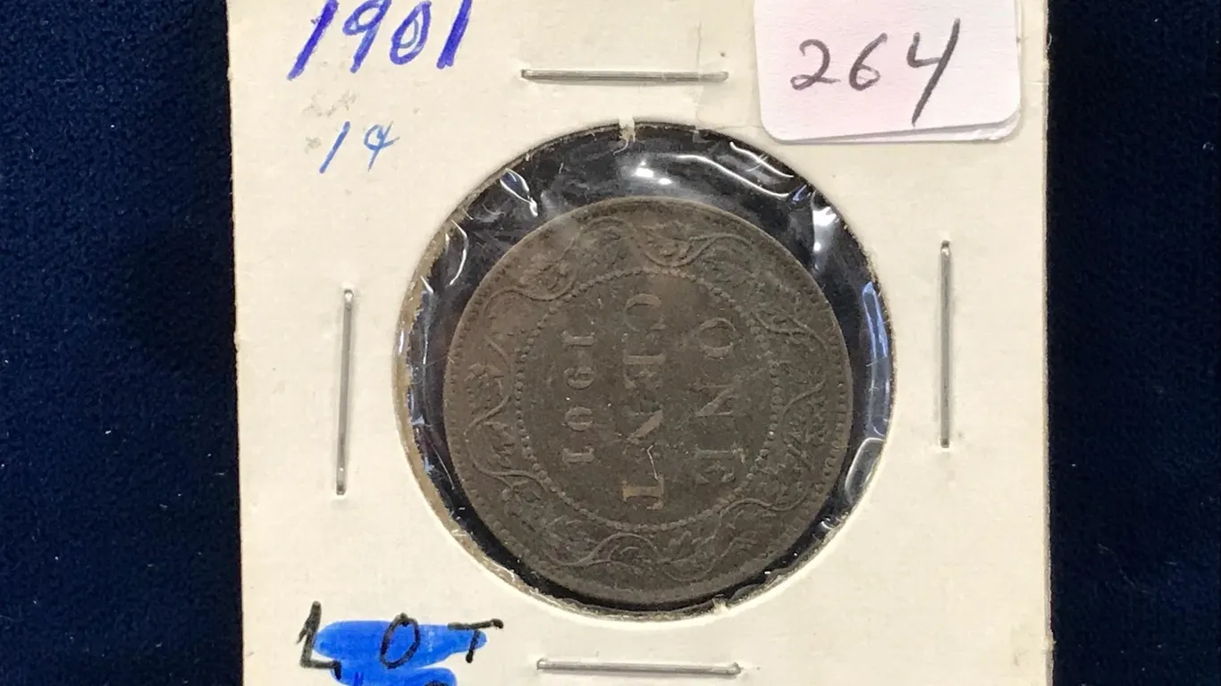 1901 Canadian Large Penny