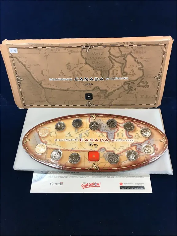 1999 Millennium Quarter Coin set