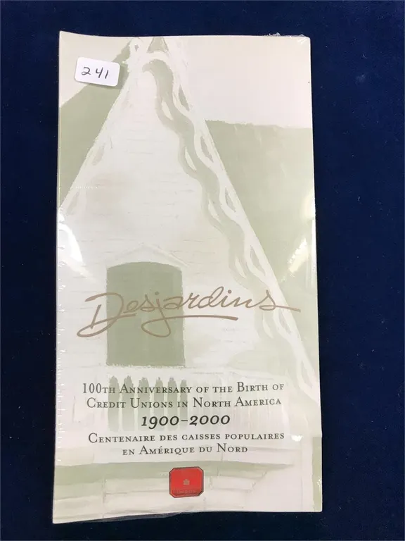 2000 Unc Desjardins 100th Silver Dime, Unopened
